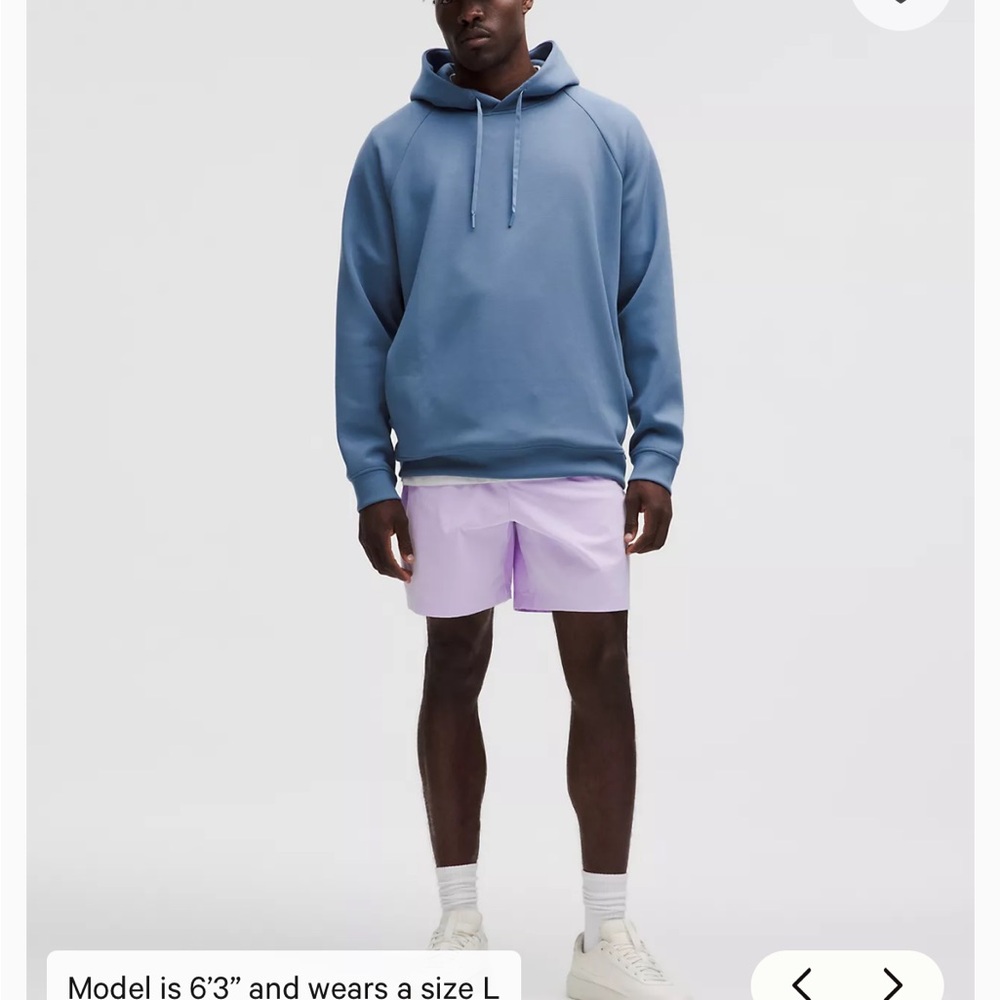 lululemon athletica Men's ABC WOVENAIR Shorts in Lavender frost